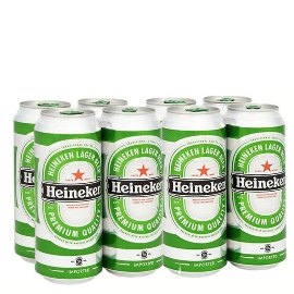Heineken Beer, 8 x 500ml cans